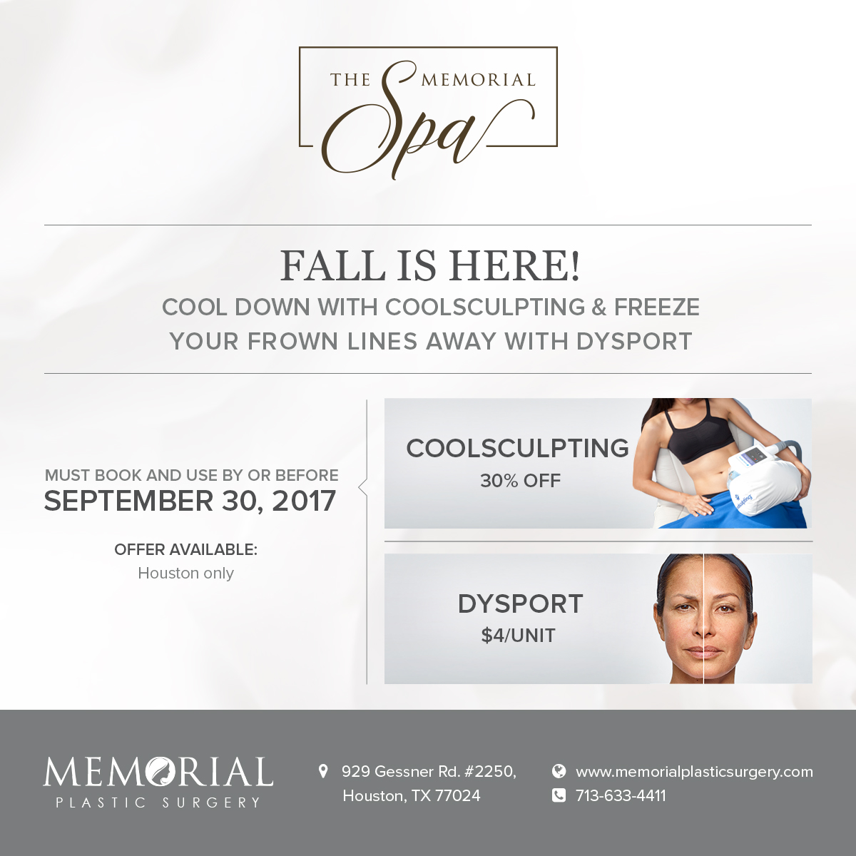 CoolSculpting Houston, TX  Fat-Freezing Treatment - The Memorial Spa