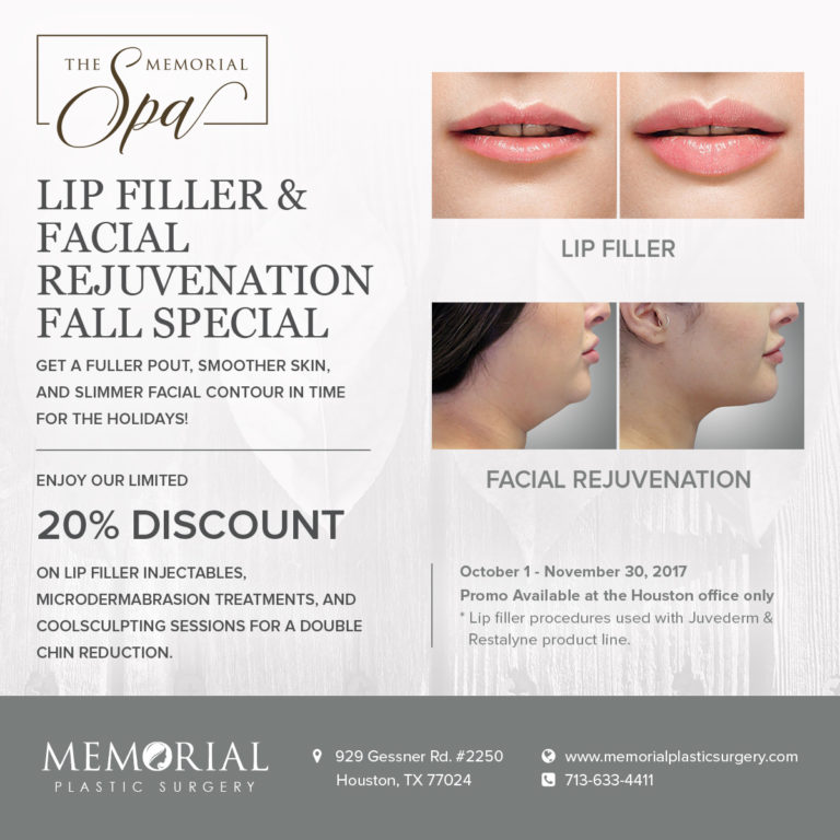 Lip Filler Facial Rejuvenation Special 2017