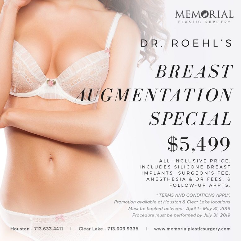 Dr. Kendall Roehl's Breast Augmentation Special