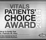 VITALS PATIENTS CHOICE AWARD