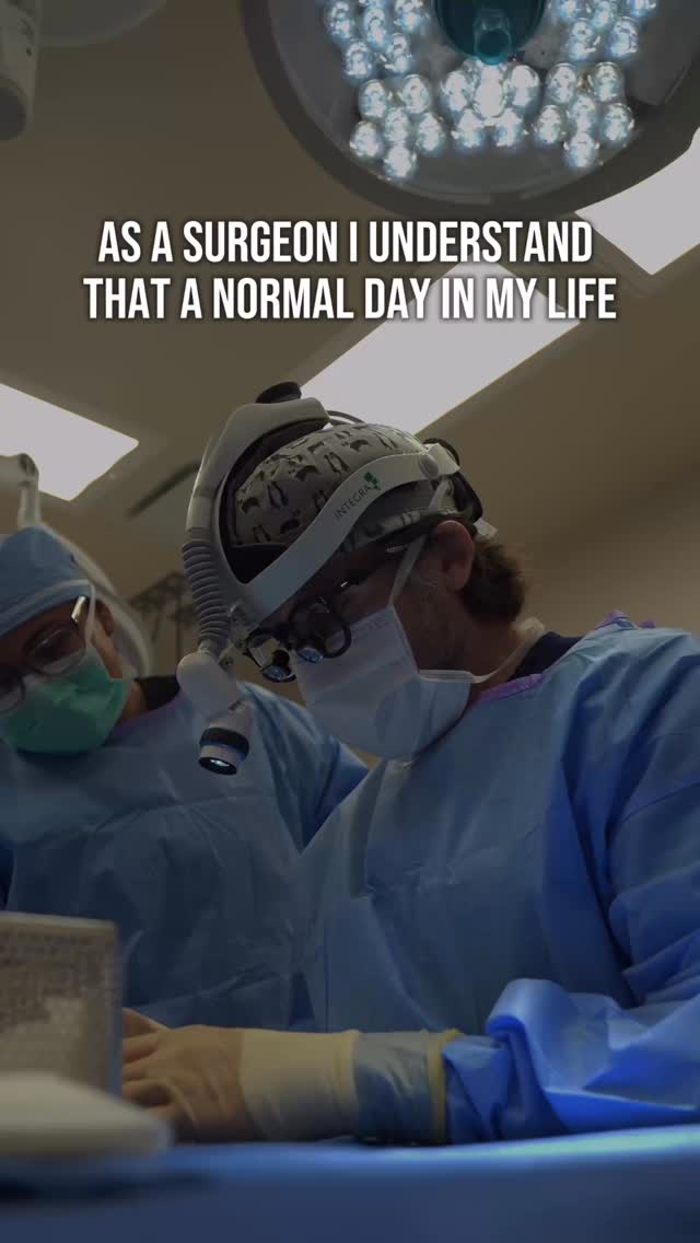 Every day in the OR is a big day. I always joke “I do too many of these and you do one” and so I make it a point to make every day the best day possible and give 💯 every day to every patient.
I’m so fortunate I get to change lives with each procedure, and even more grateful for all of your trust!