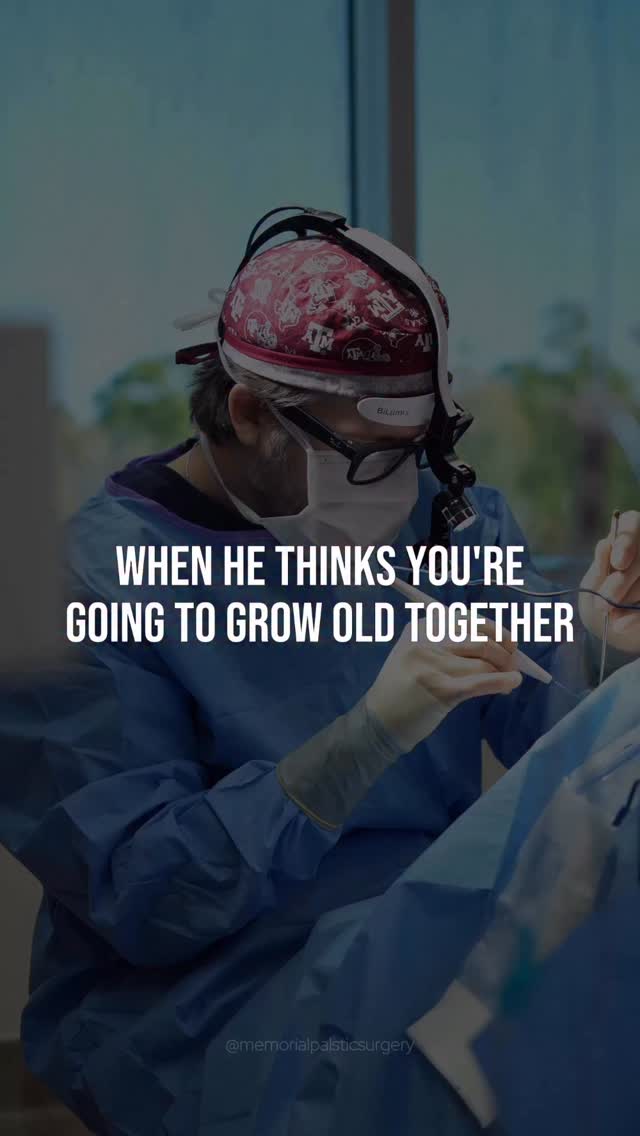 This one’s actually for all the husbands out there worried they won’t get the woman they love and married back — that they’ll look different somehow. 

A facelift isn’t meant to change who you are. It’s meant to refine things and turn the clock back. It’s all still the same genes, just refreshed. It’s a common anxiety that you’ll look different after, but a well done deep plane facelift doesn’t change who you are. It just makes you feel good in your own skin again. 

And anything that does that? Hard to argue with. 

📍 @memorialplasticsurgery | #houston