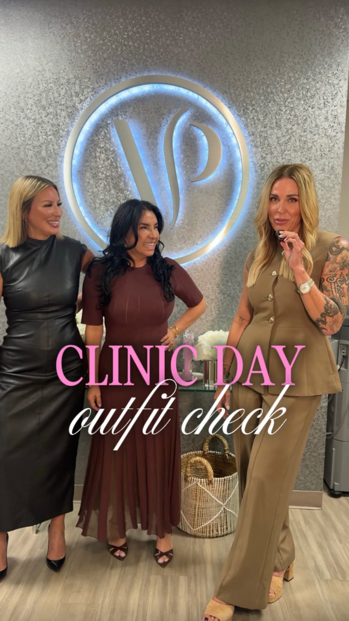 Back at it with a clinic day OOTD with my girls — Lisa and a special guest, Victoria from @victoriaheavenlyaesthetic 🤍 

She came to visit us for lunch and of course had to be a part of our fit check 🥰 It’s always laughs, love and good times with her ✨

#femaleplasticsurgeon #clinicday #ootd