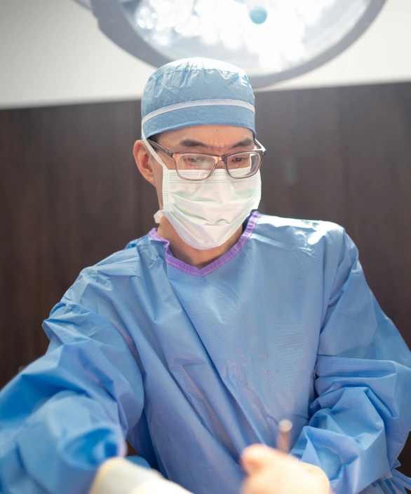 Dr. Truong performing surgery